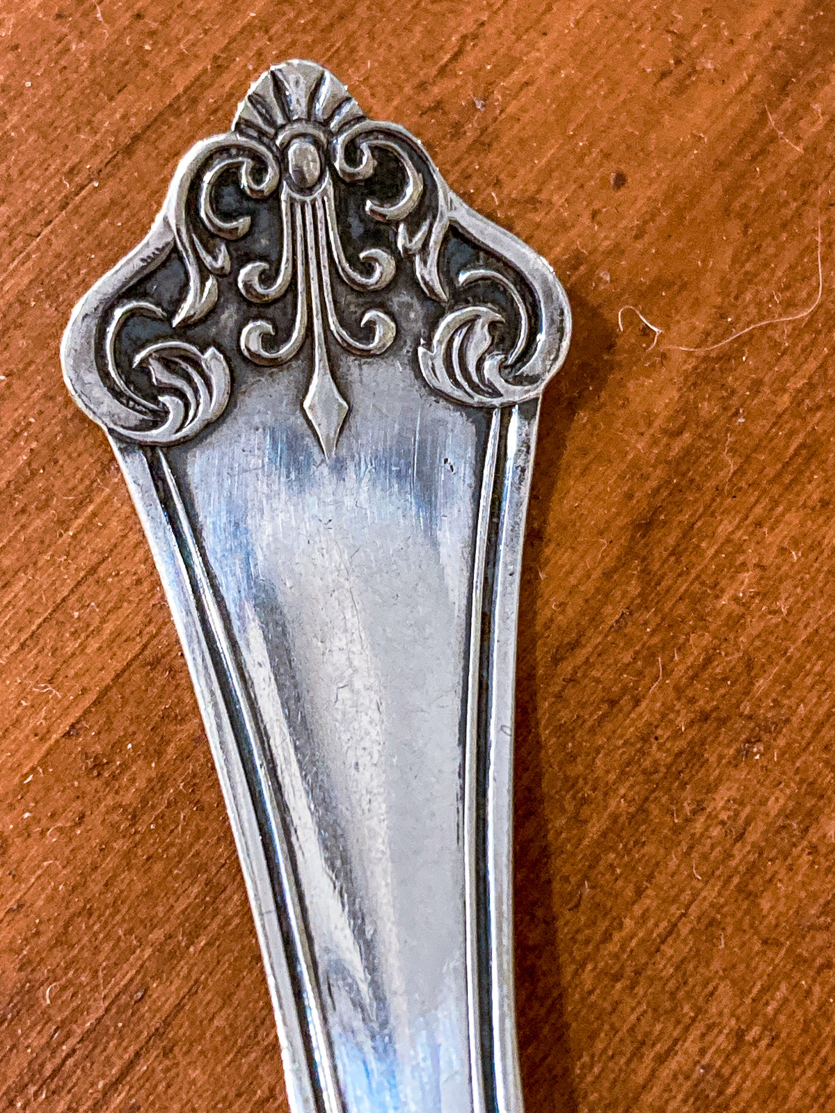 Antique Late 19th Century Stark & Forney Silver Plated Shell Shaped Sugar Spoon