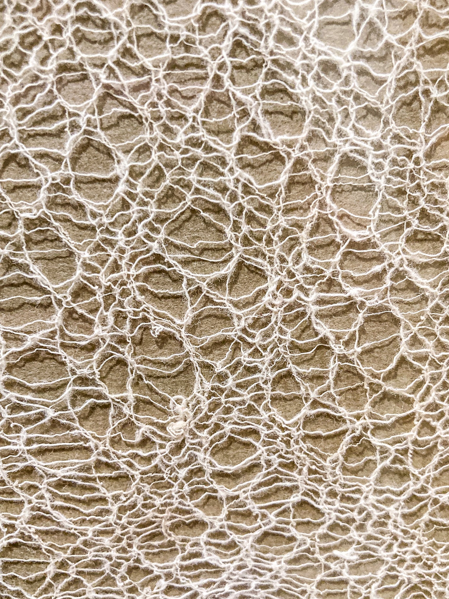 Antique 20th Century Handmade White Lace Panel Framed Fiber Art