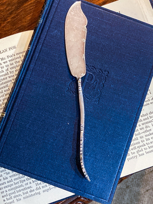 Antique 20th Century Silver Plated Butter Knife