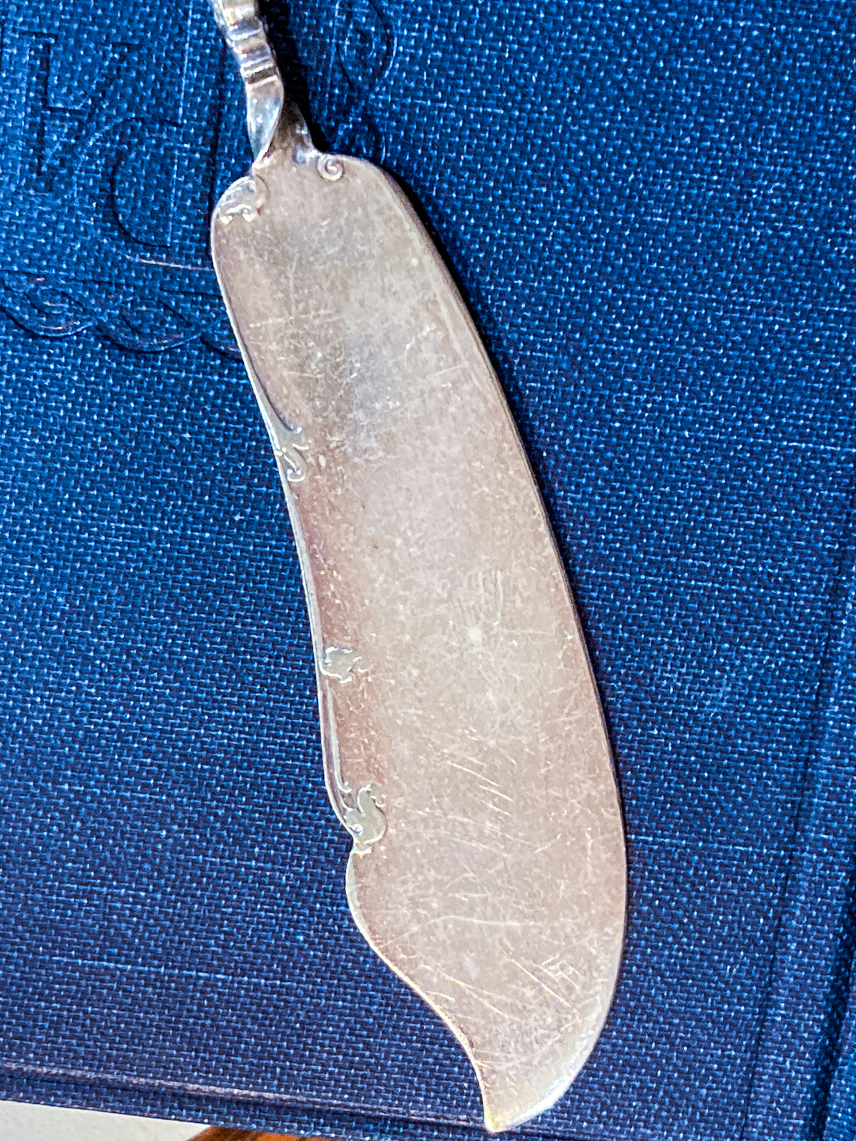 Antique 20th Century Silver Plated Butter Knife
