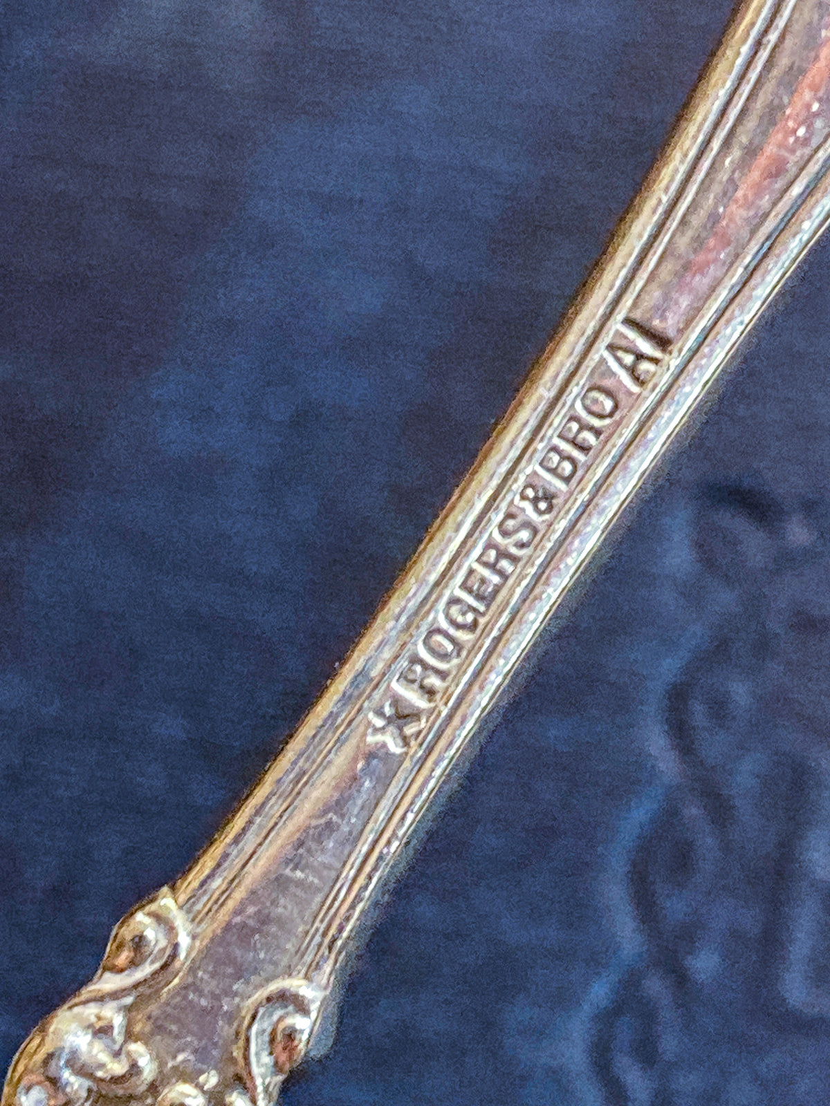Antique 20th Century Silver Plated Butter Knife