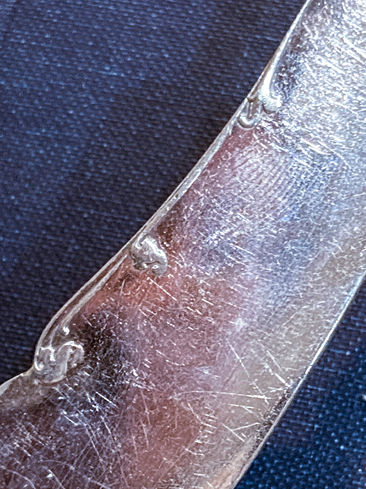 Antique 20th Century Silver Plated Butter Knife