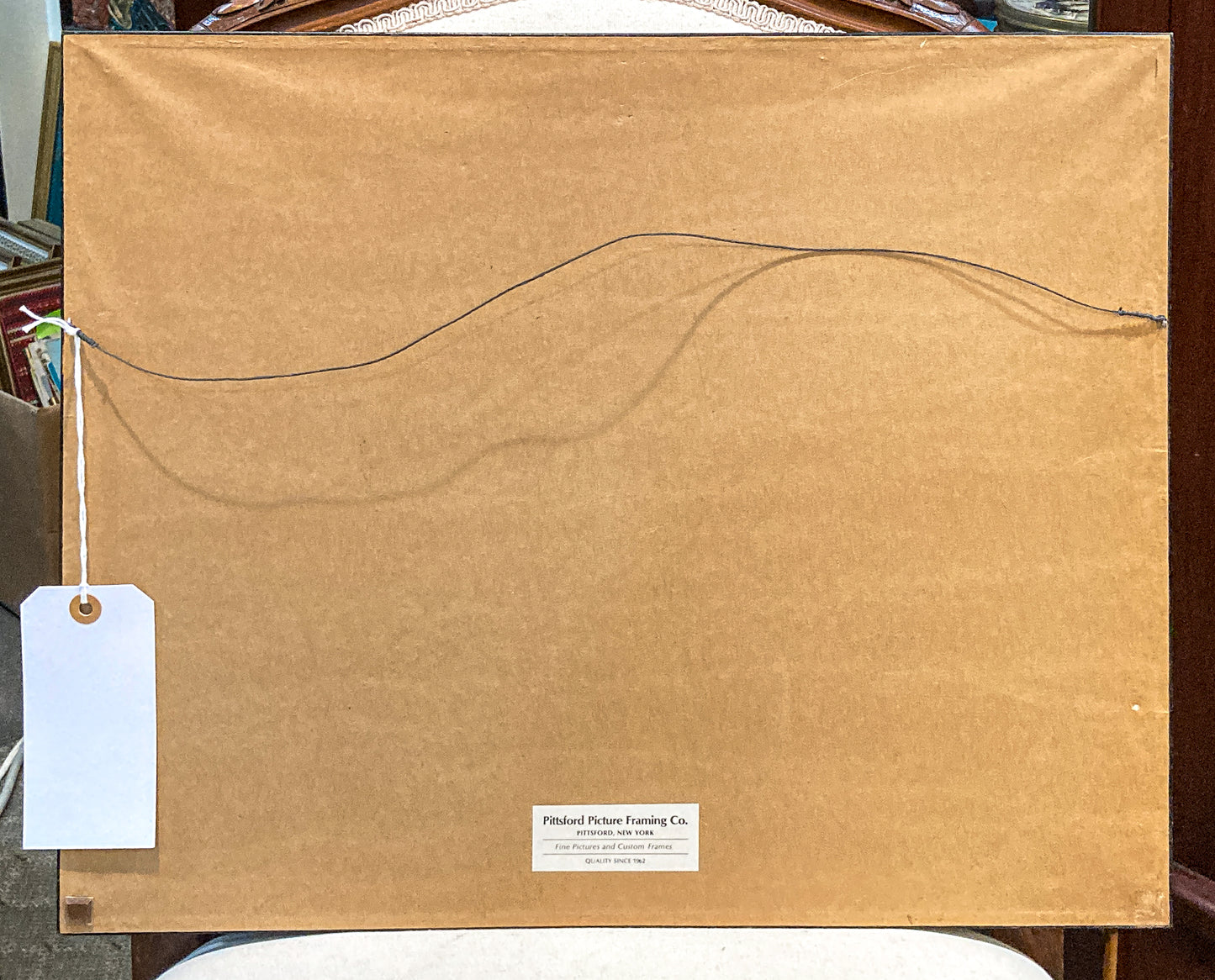 Antique Public House Scene Watercolor Allen B Doggett (1860-1926) Framed Painting