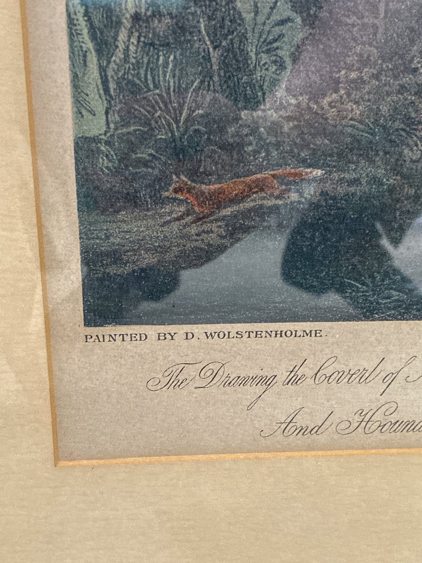 Dean Wolstenholme (1757-1837) The Essex Hunt Framed Aquatint Print