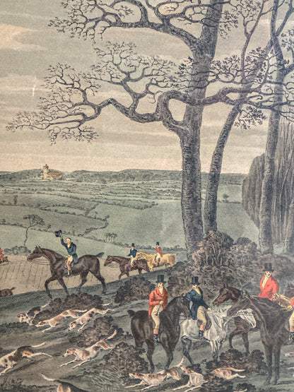 Dean Wolstenholme (1757-1837) The Essex Hunt Framed Aquatint Print