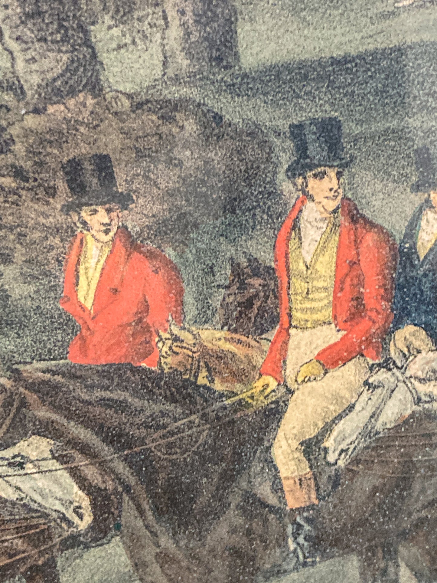 Dean Wolstenholme (1757-1837) The Essex Hunt Framed Aquatint Print