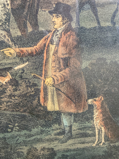 Dean Wolstenholme (1757-1837) The Essex Hunt Framed Aquatint Print