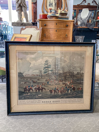 Dean Wolstenholme (1757-1837) The Essex Hunt Framed Aquatint Print