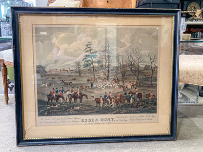 Dean Wolstenholme (1757-1837) The Essex Hunt Framed Aquatint Print