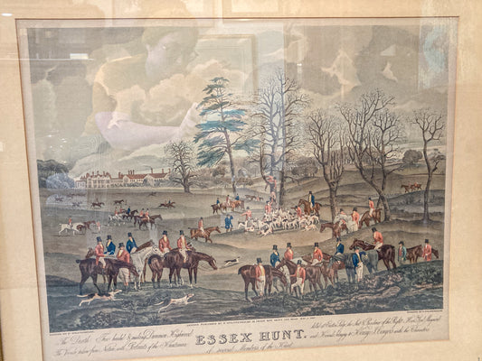 Dean Wolstenholme (1757-1837) The Essex Hunt Framed Aquatint Print