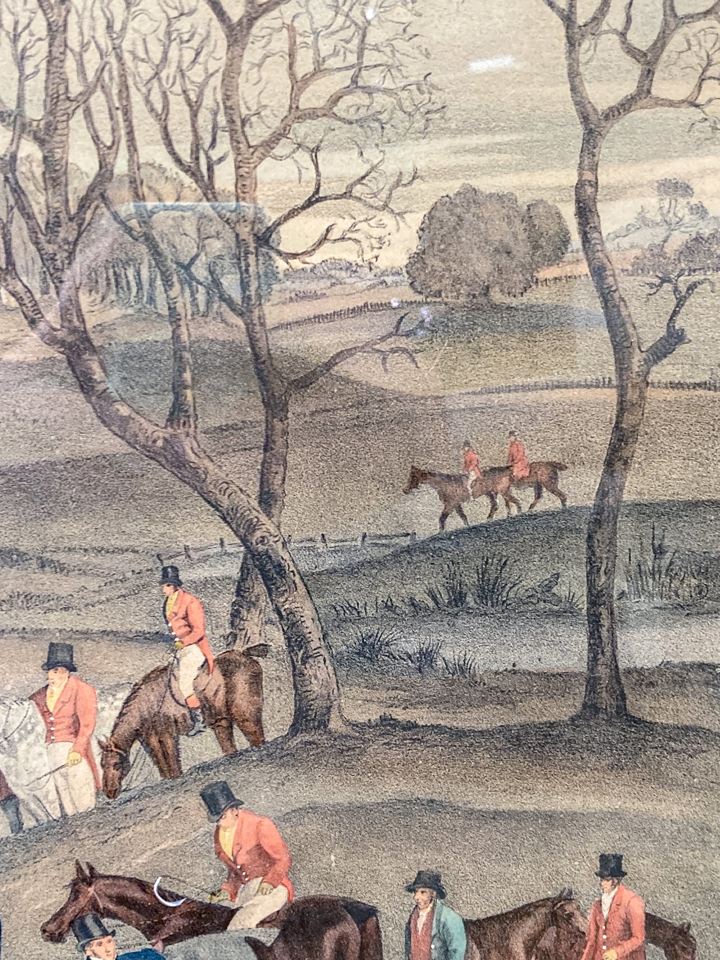 Dean Wolstenholme (1757-1837) The Essex Hunt Framed Aquatint Print