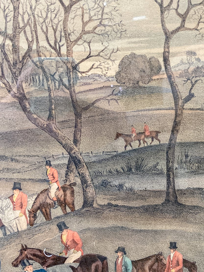 Dean Wolstenholme (1757-1837) The Essex Hunt Framed Aquatint Print