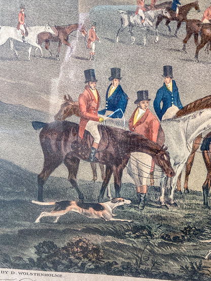 Dean Wolstenholme (1757-1837) The Essex Hunt Framed Aquatint Print