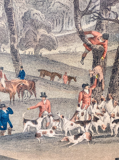 Dean Wolstenholme (1757-1837) The Essex Hunt Framed Aquatint Print