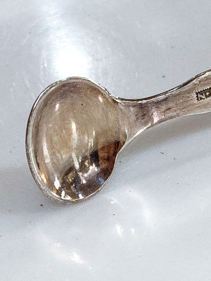 Antique Early 18th Century Nehemiah Dodge Coin Silver Sugar Tongs