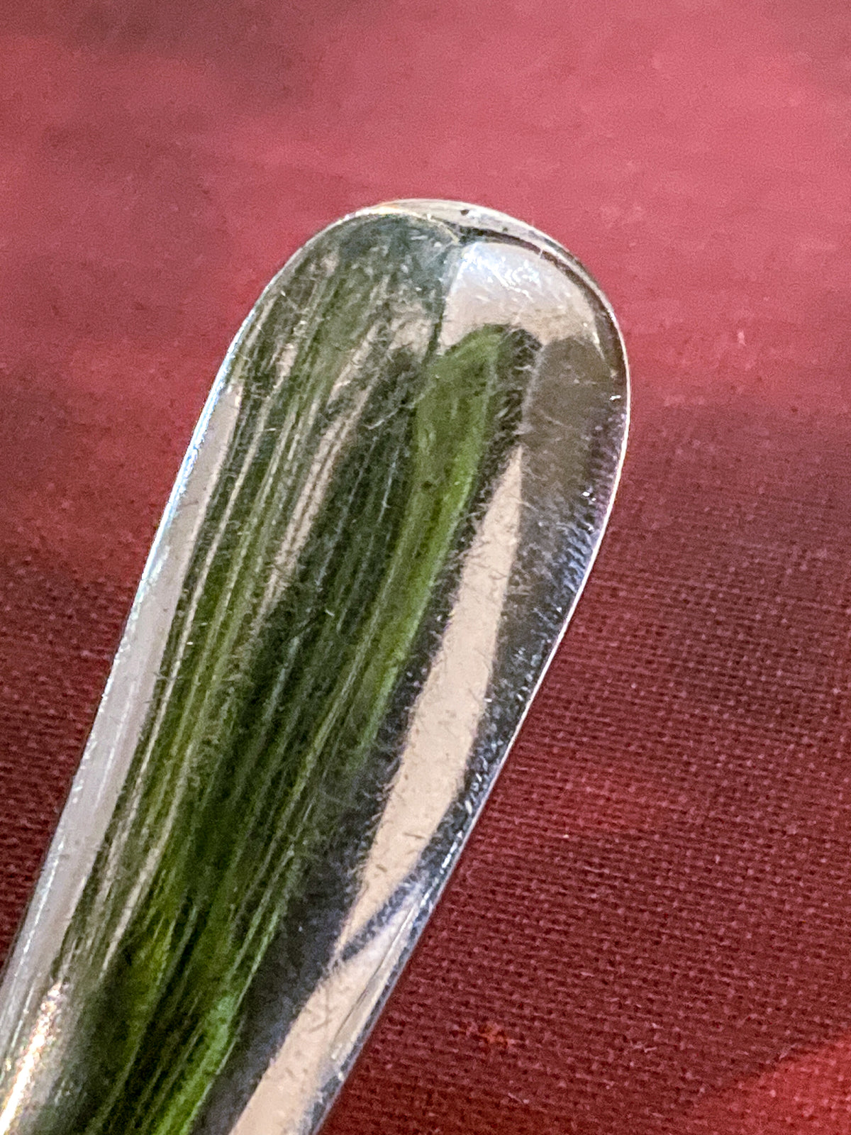 Antique Engraved Monogram S. Kirk & Son Sterling Silver Small Ladle Soup Spoon