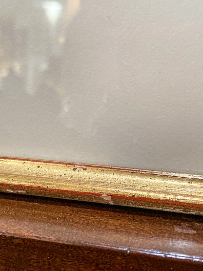 Framed Antique French 19th Century 1826 Parisian Fashion Plate Print