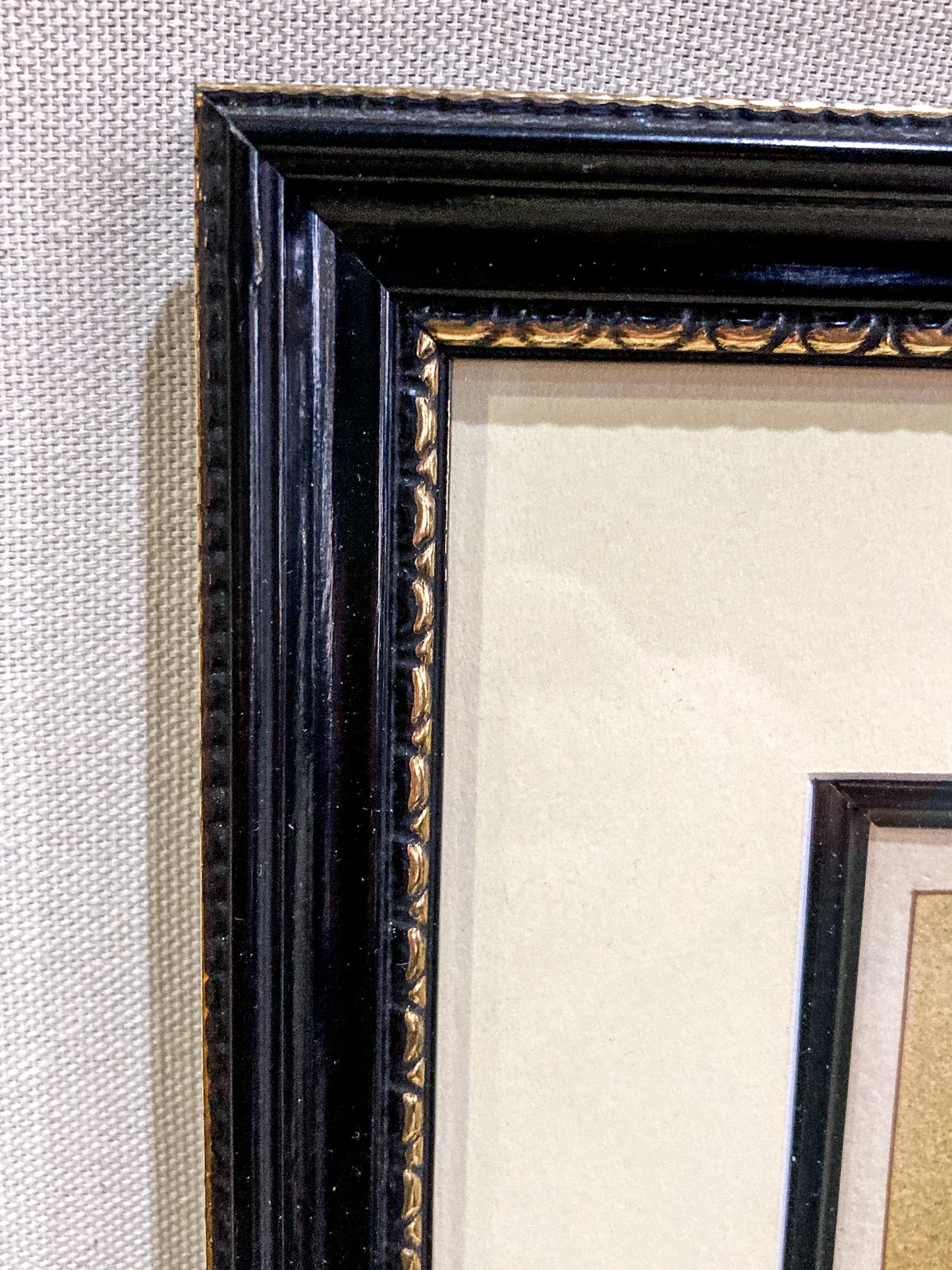 Antique J. S. Virtue "The Scots Guards" Military Print Framed Color Lithograph