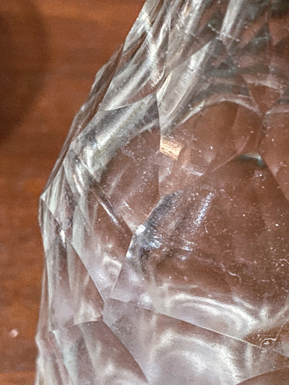 Antique Georgian Robert Makepeace English Sterling Silver Glass Cruet Set