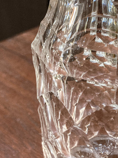 Antique Georgian Robert Makepeace English Sterling Silver Glass Cruet Set