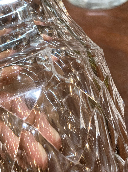 Antique Georgian Robert Makepeace English Sterling Silver Glass Cruet Set