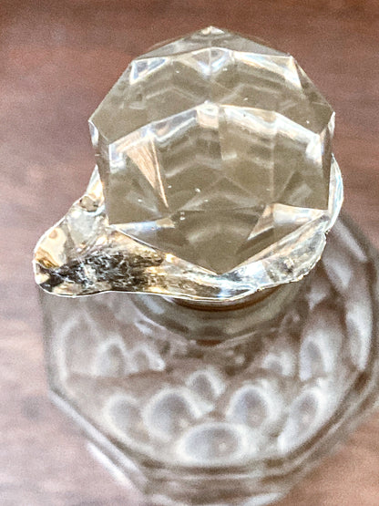 Antique Georgian Robert Makepeace English Sterling Silver Glass Cruet Set