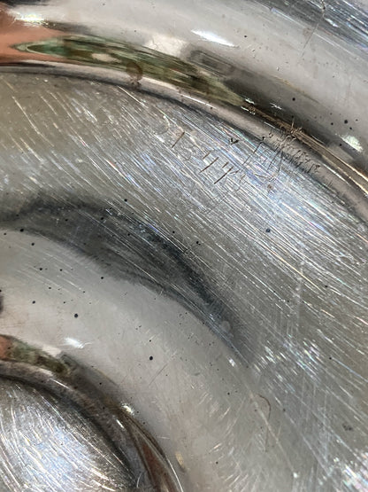 Antique Georgian Style Oak Fruit Motif Sheffield Silver Plated Champagne Bucket