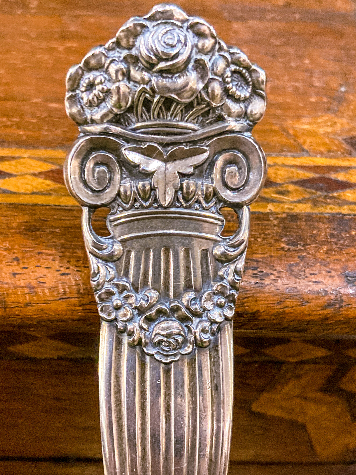 Antique Towle Georgian Gold Wash Sterling Silver Serving Ladle