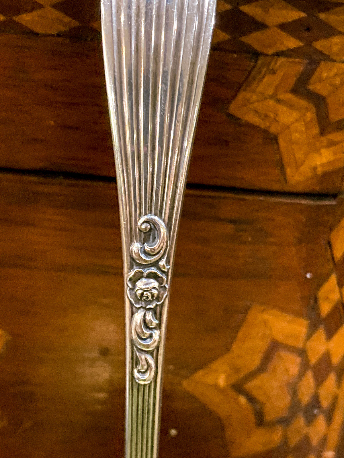 Antique Towle Georgian Gold Wash Sterling Silver Serving Ladle
