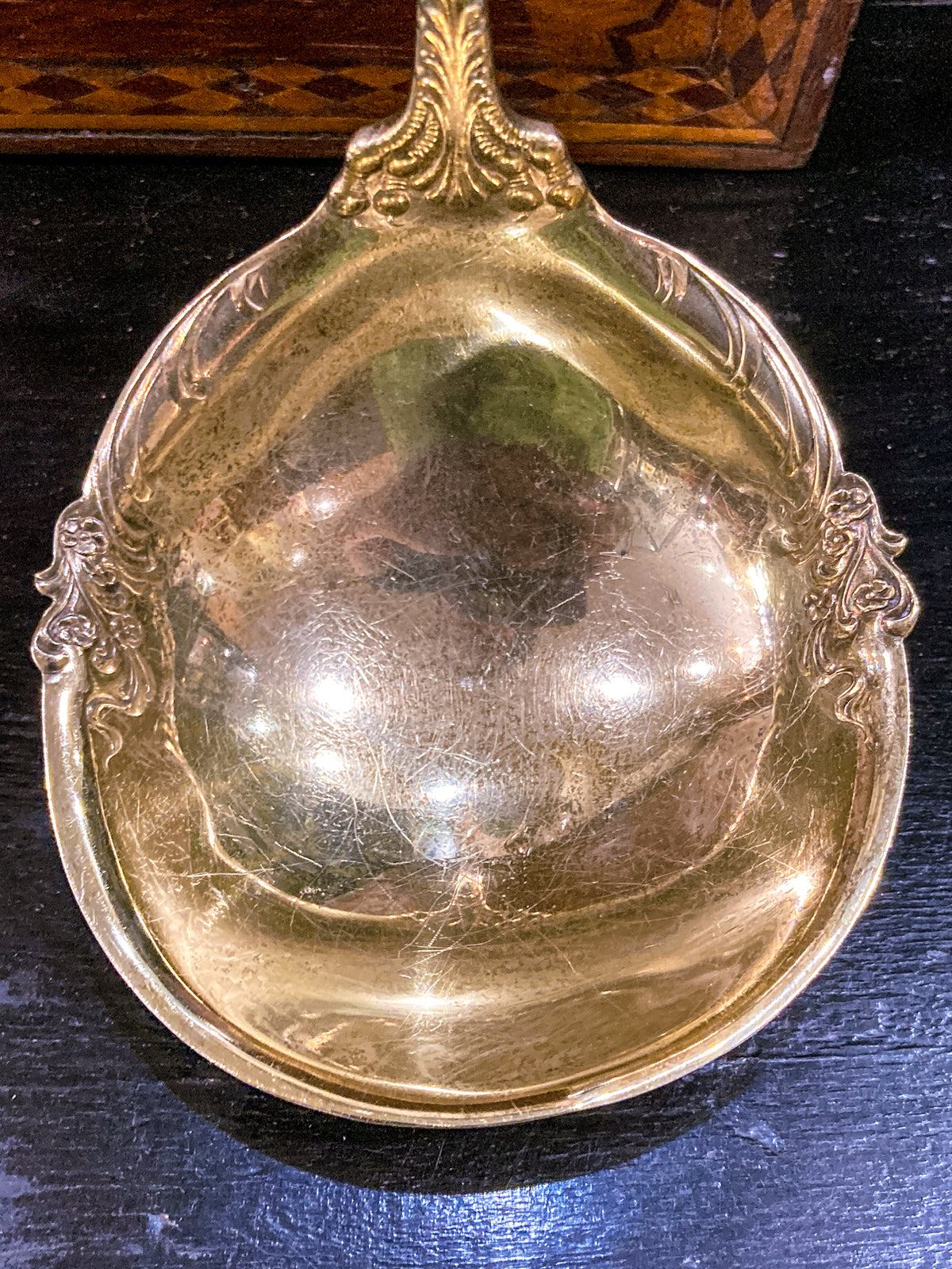 Antique Towle Georgian Gold Wash Sterling Silver Serving Ladle