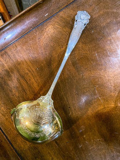 Antique Towle Georgian Gold Wash Sterling Silver Serving Ladle