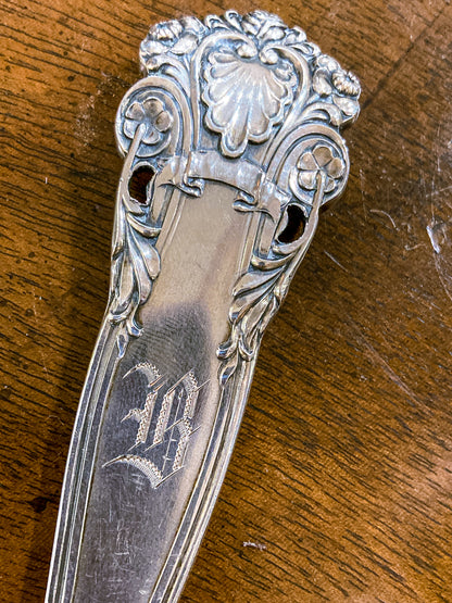 Antique Towle Georgian Gold Wash Sterling Silver Serving Ladle