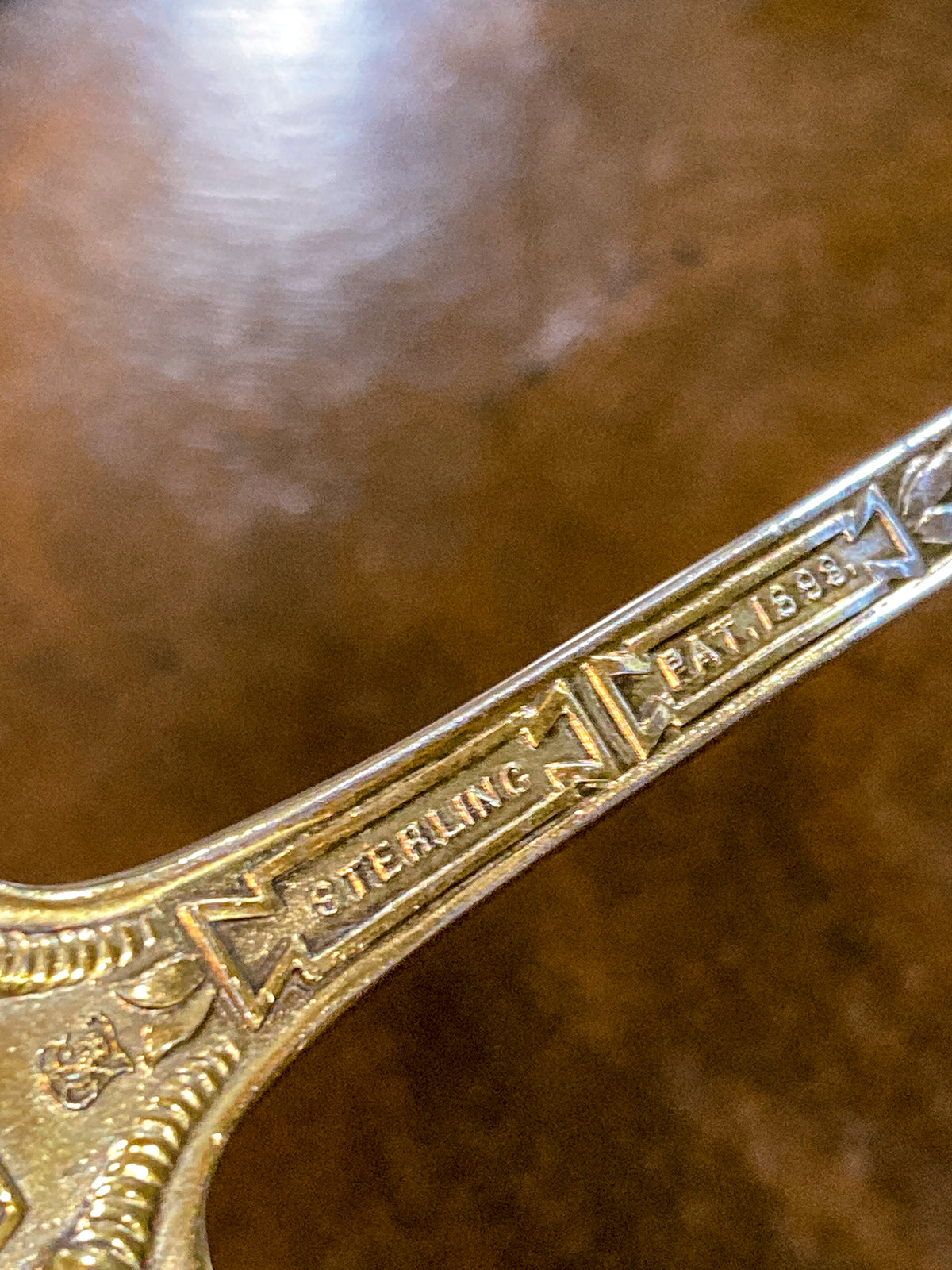 Antique Towle Georgian Gold Wash Sterling Silver Serving Ladle