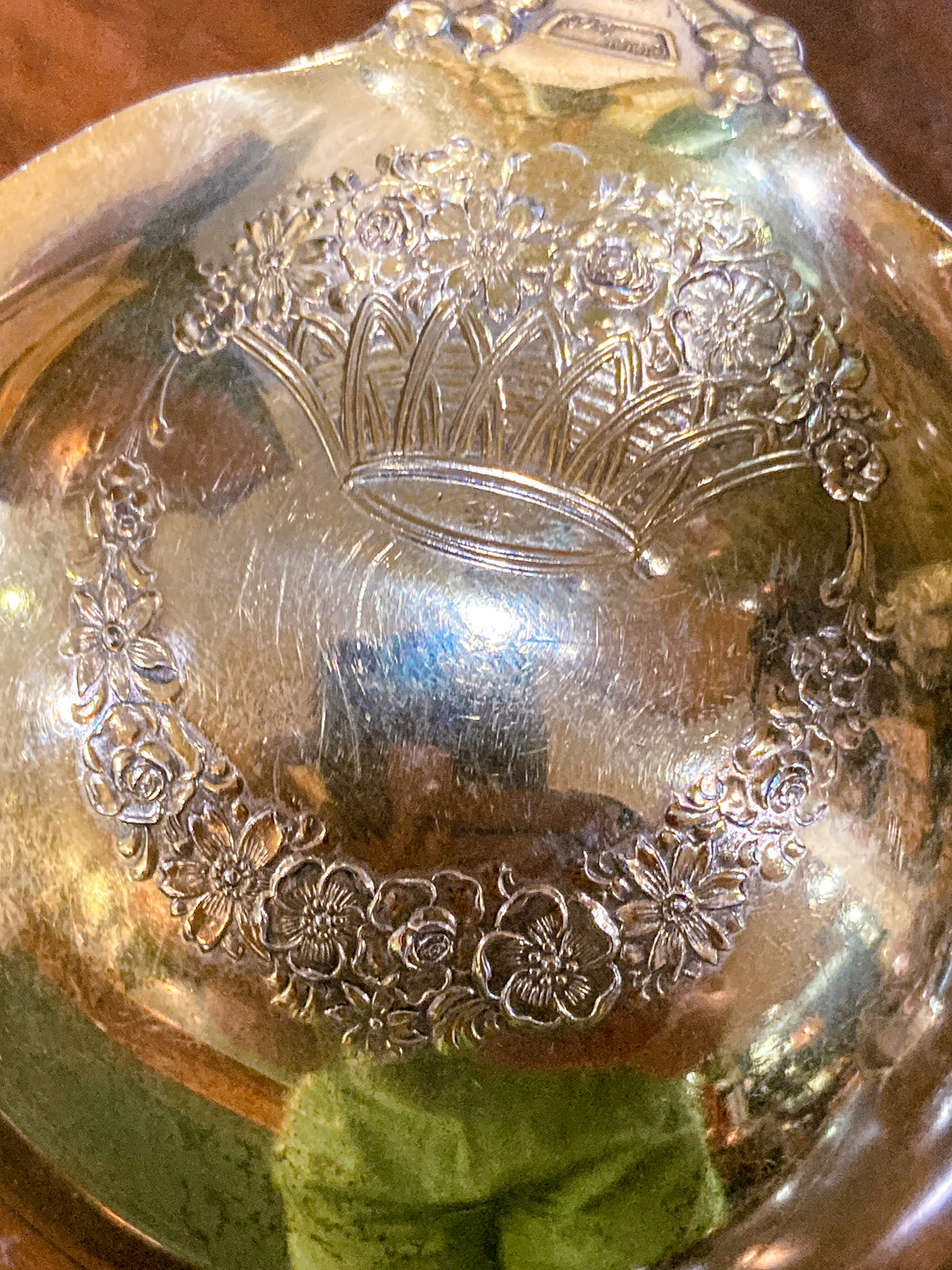 Antique Towle Georgian Gold Wash Sterling Silver Serving Ladle
