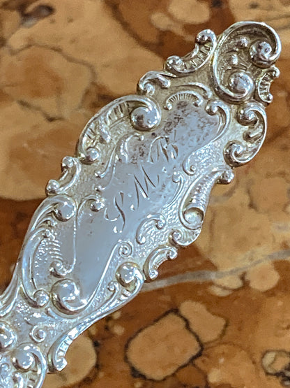 Antique Gorham Sterling Silver Lettuce Serving Fork