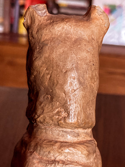 Antique Lauritz Jensen Terracotta Recumbent Great Dane Dog Sculpture