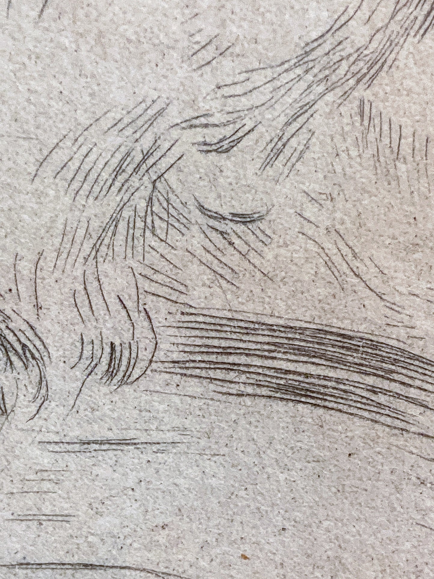 Antique Original Pierre Auguste Renoir (1841-1919) Berthe Morisot Framed Etching