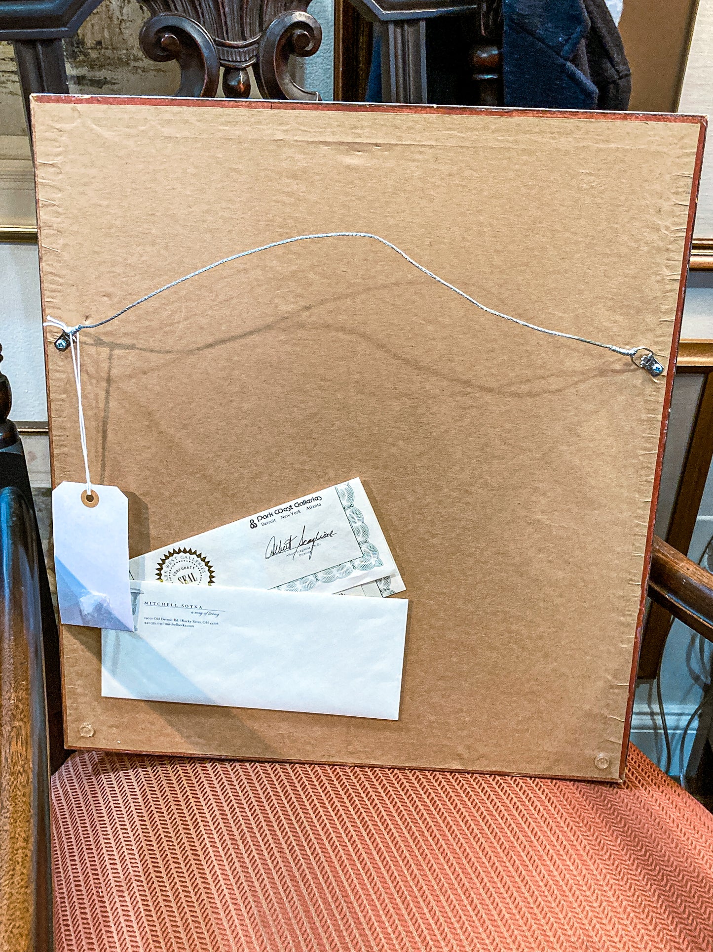 Antique Original Pierre Auguste Renoir (1841-1919) Berthe Morisot Framed Etching