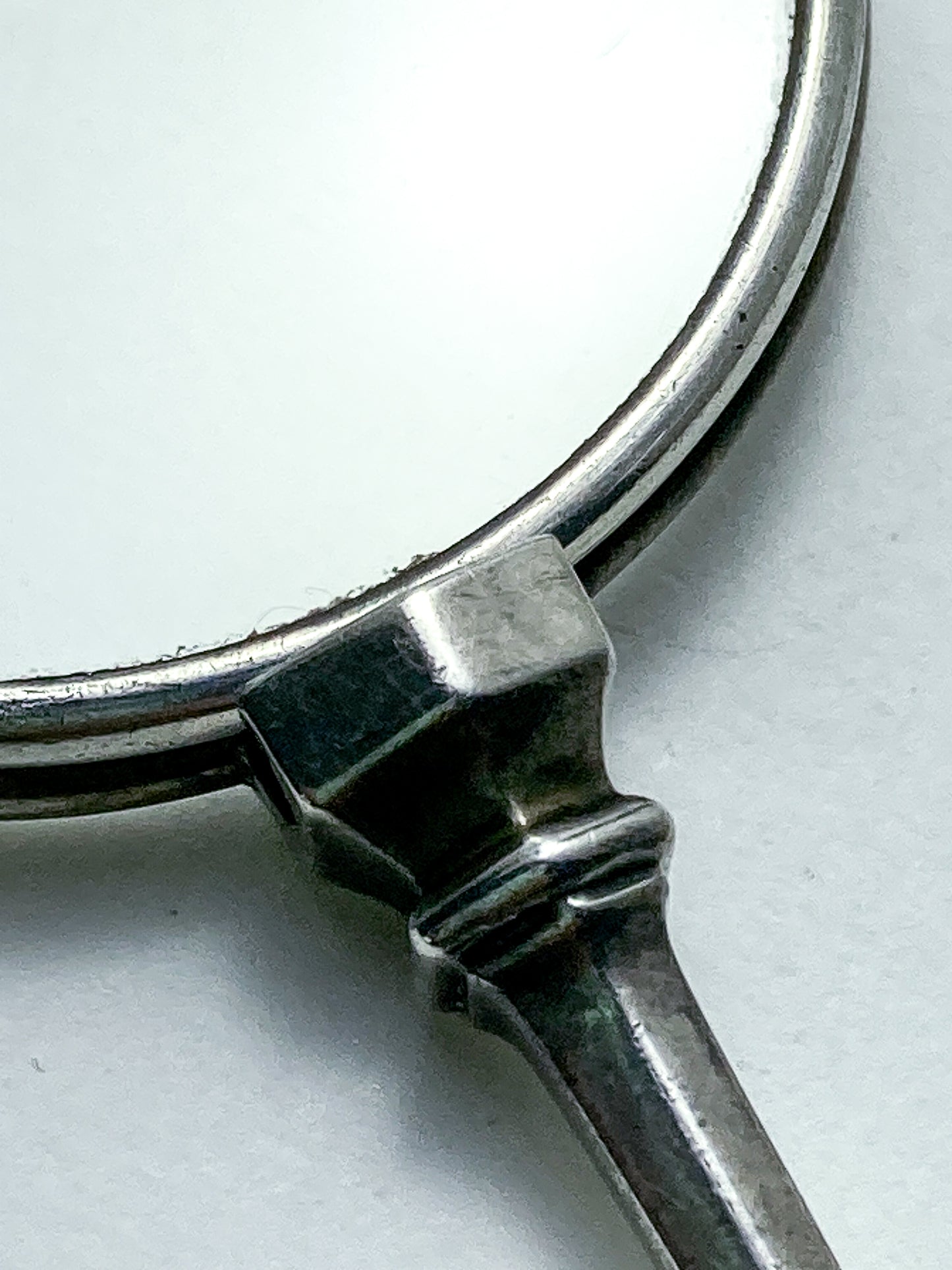 Antique Sterling Silver Lorgnettes Foldable Magnifying Reading Glasses