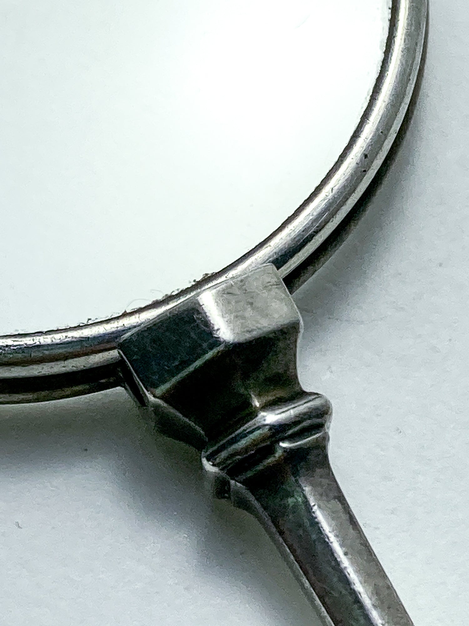 Antique Sterling Silver Lorgnettes Foldable Magnifying Reading Glasses