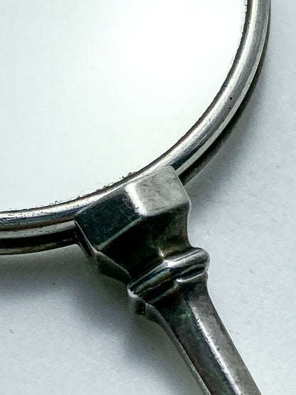Antique Sterling Silver Lorgnettes Foldable Magnifying Reading Glasses