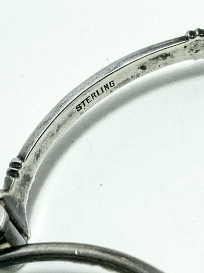Antique Sterling Silver Lorgnettes Foldable Magnifying Reading Glasses