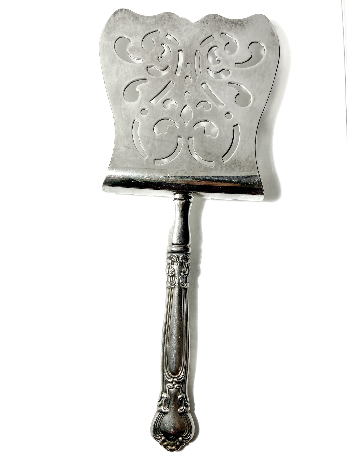 Antique Style Gorham Sterling Silver Stainless Steel Chantilly Asparagus Server
