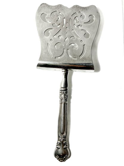 Antique Style Gorham Sterling Silver Stainless Steel Chantilly Asparagus Server