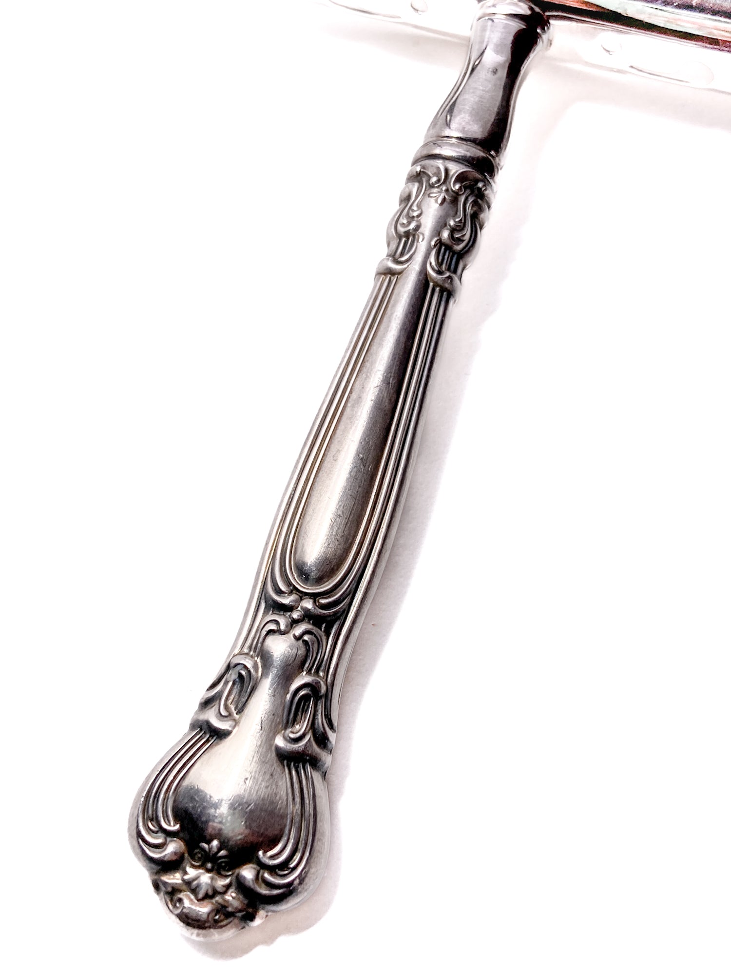 Antique Style Gorham Sterling Silver Stainless Steel Chantilly Asparagus Server