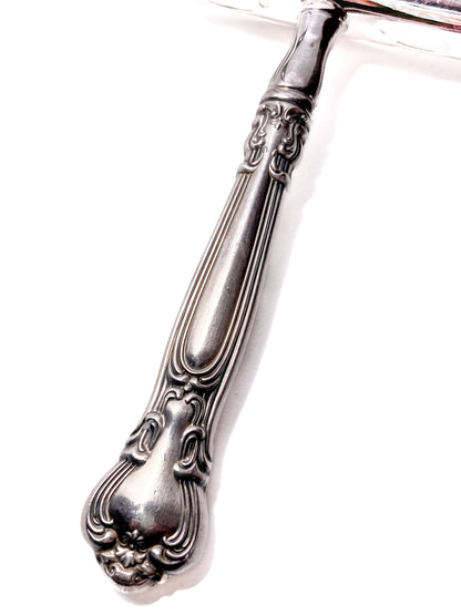 Antique Style Gorham Sterling Silver Stainless Steel Chantilly Asparagus Server
