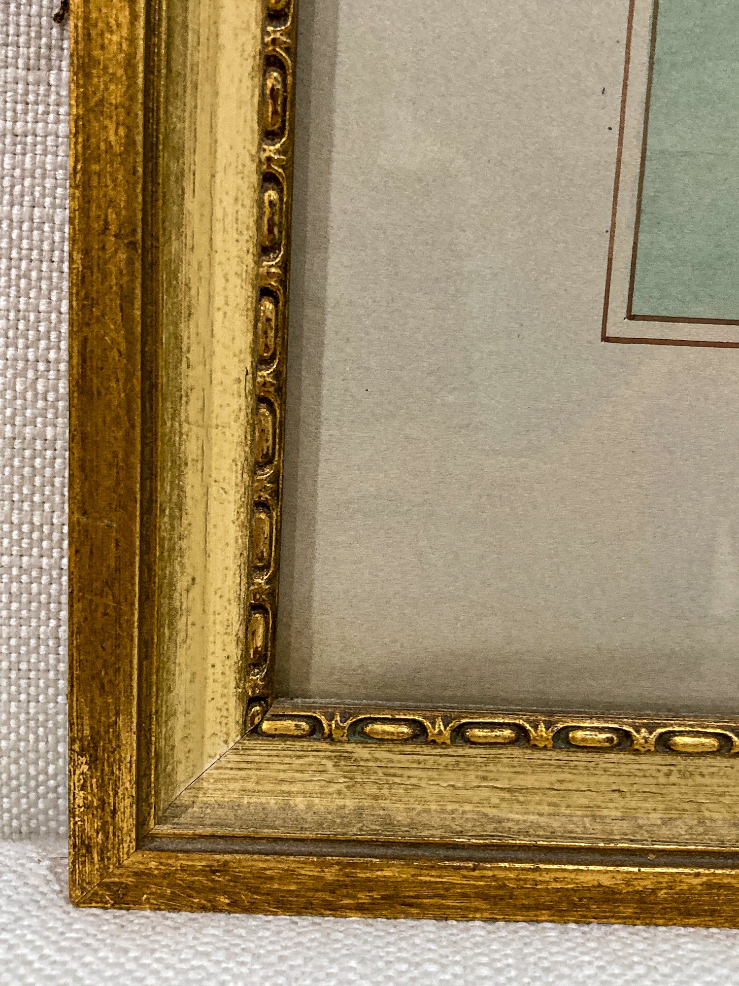 Antique Thomas Gainsborough Framed Aquatint Print of Georgiana Cavendish Duchess of Devonshire