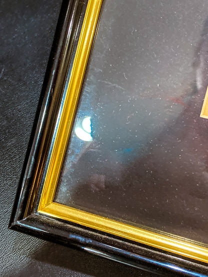 Tsukioka Kogyo (1869-1927) Arashiyama: The God of Mt. Arashi Framed Woodblock Print