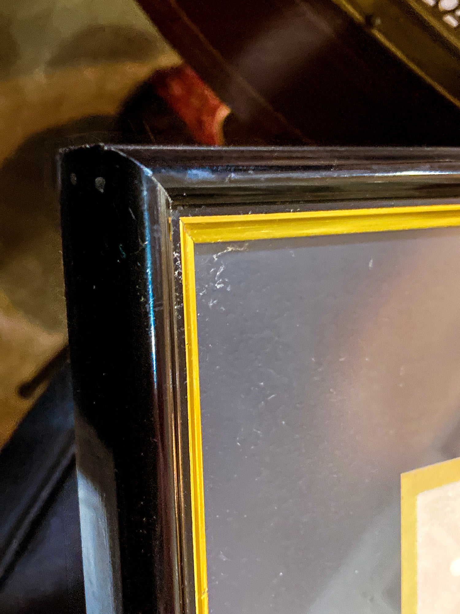 Tsukioka Kogyo (1869-1927) Arashiyama: The God of Mt. Arashi Framed Woodblock Print