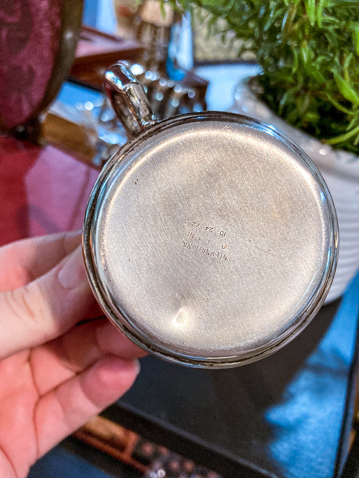 Antique International Sterling Silver Baby Mug Cup